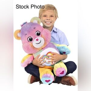 NWT Jumbo Care Bears 24 inch Jumbo Plush Togetherness Bear Super Soft Rainbow